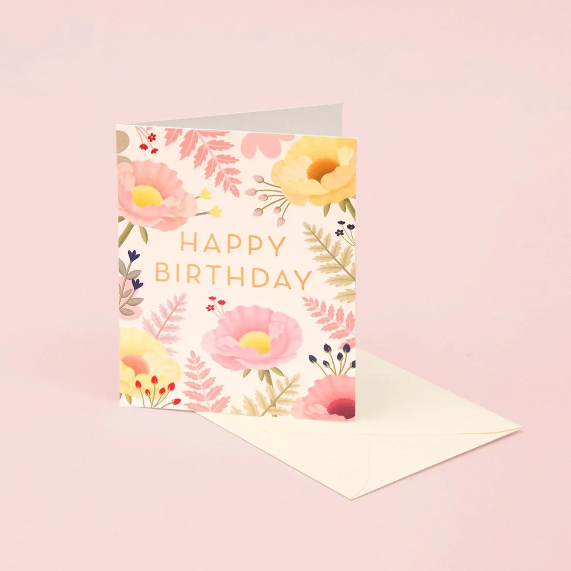 Carte d'anniversaire Coquelicot oriental