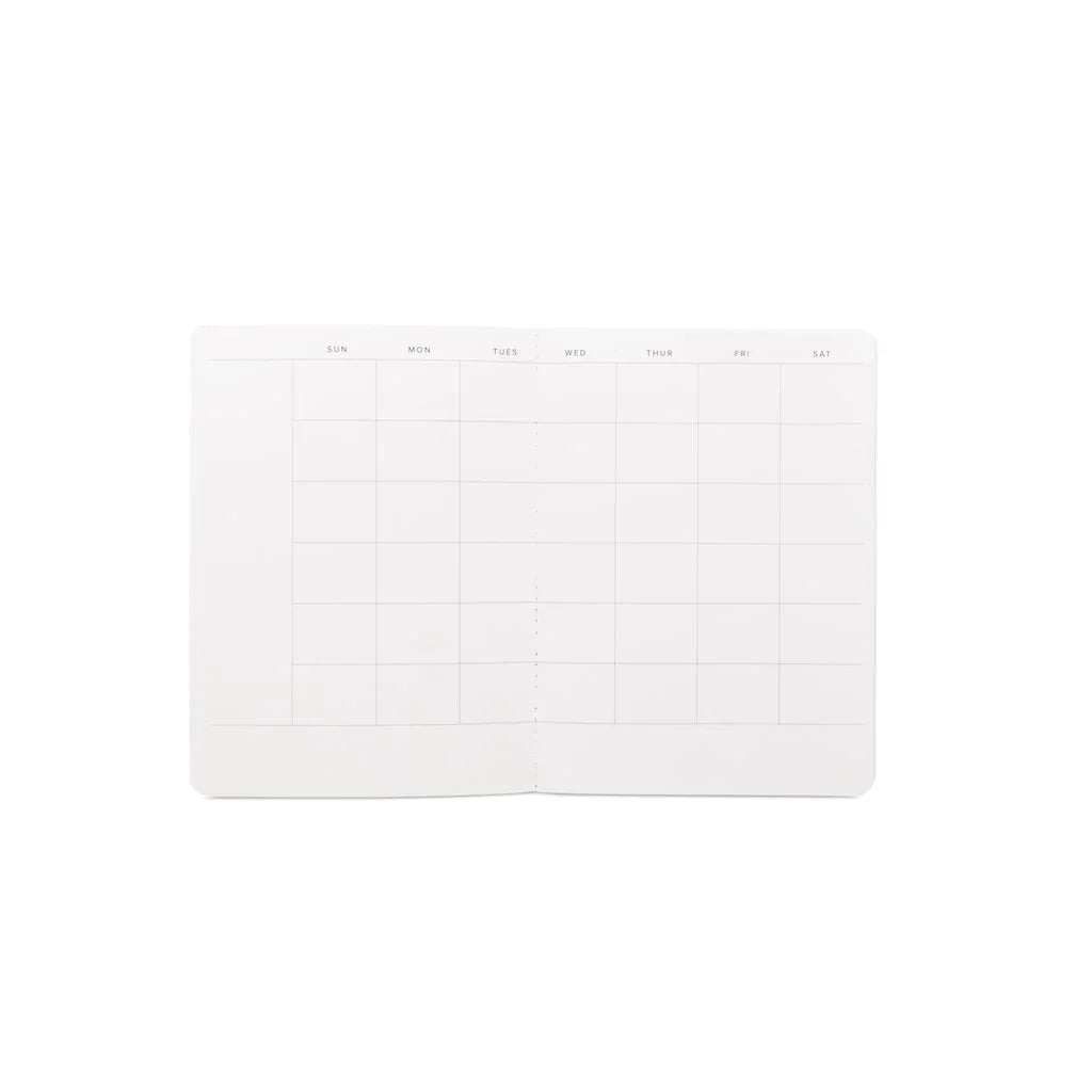 Agenda mensuel Appointed gris anthracite