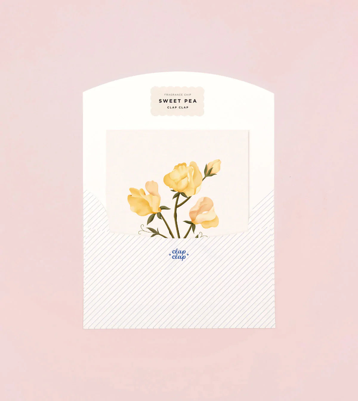 Carte parfumée botanique - Pois de senteur