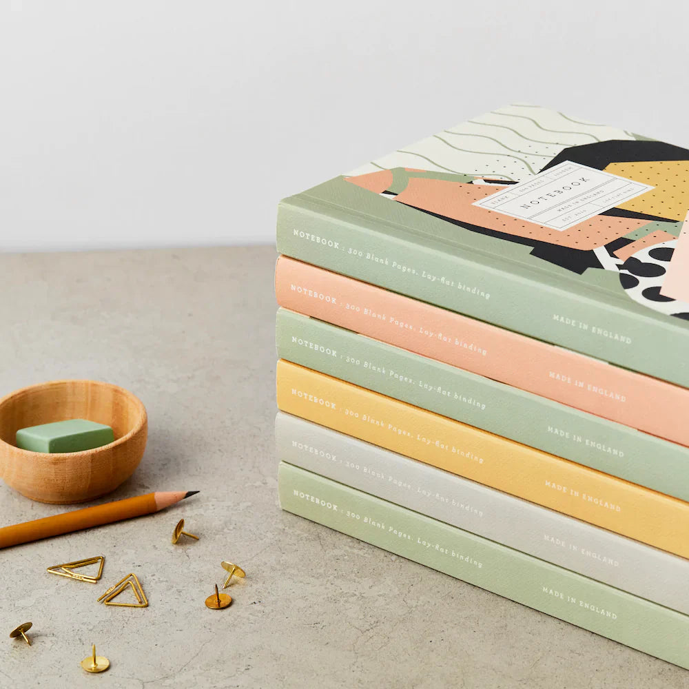 Carnet vierge Katie Leamon Mallow à plat