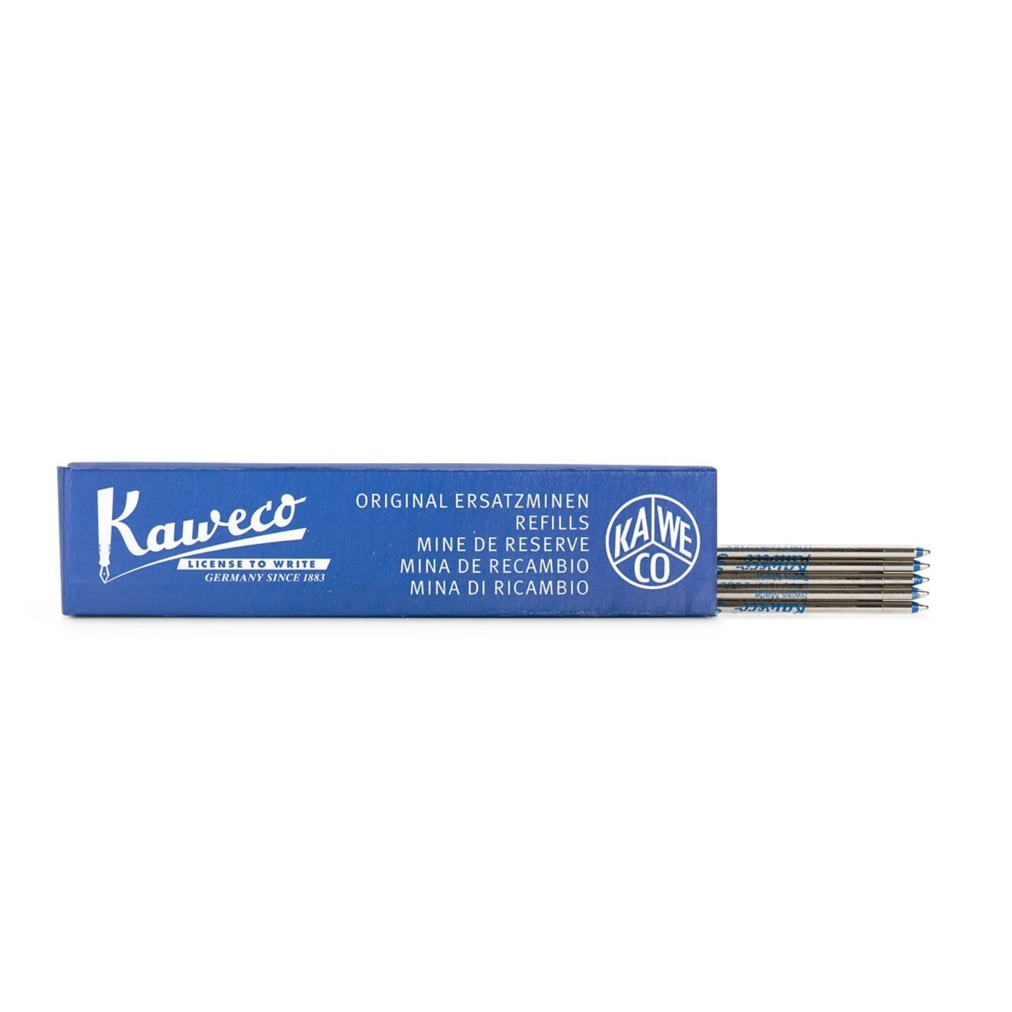 Recharge bleue pour stylo bille Kaweco D1