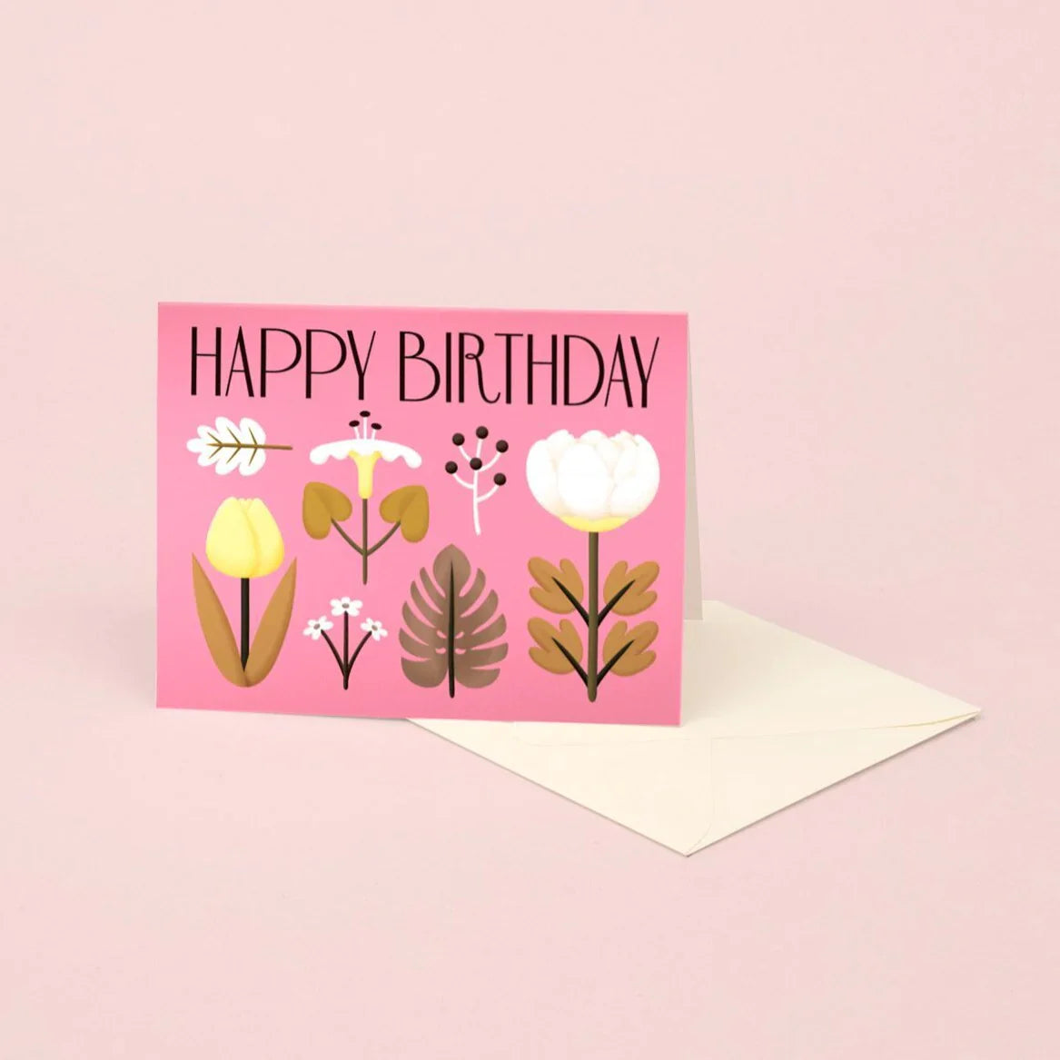 Anniversaire de fleurs vintage