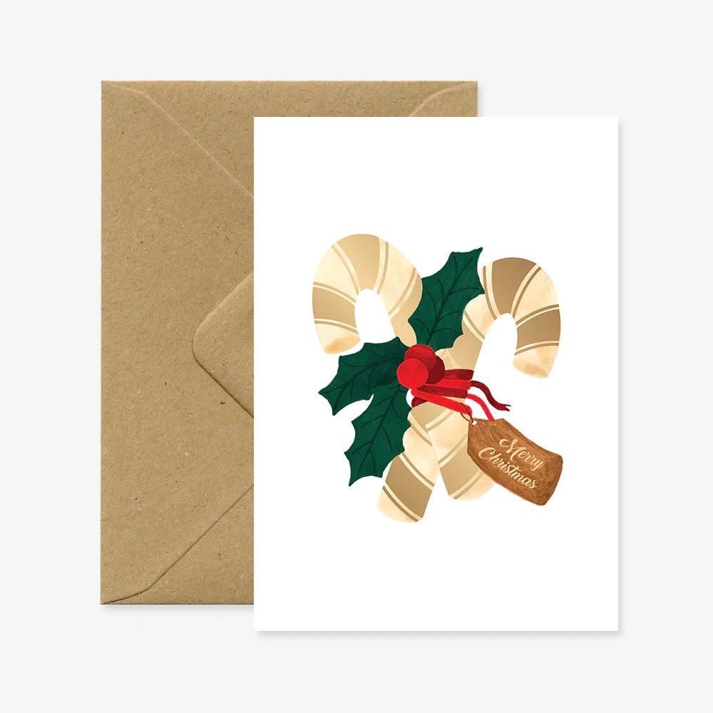 Bonbons dorés de Noël