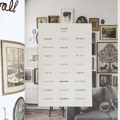 Autocollants du mois 