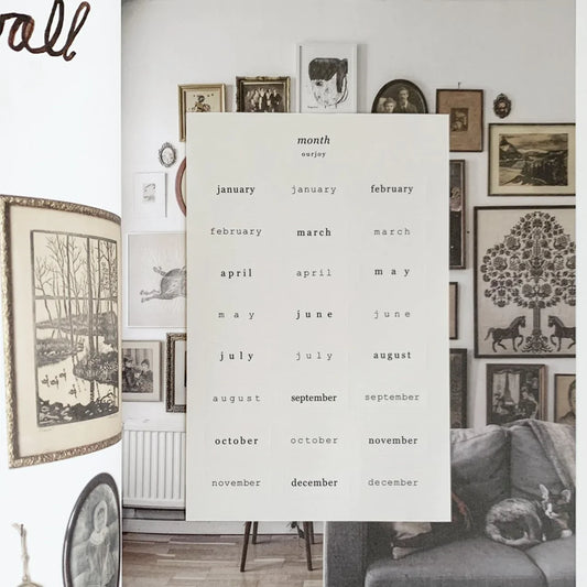 Autocollants du mois 