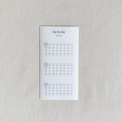 Autocollants Jour par Jour 