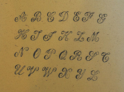 Timbres de l'alphabet