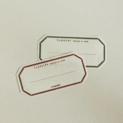 Livre d'étiquettes à l'eau