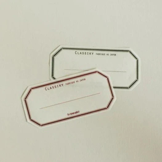 Livre d'étiquettes à l'eau