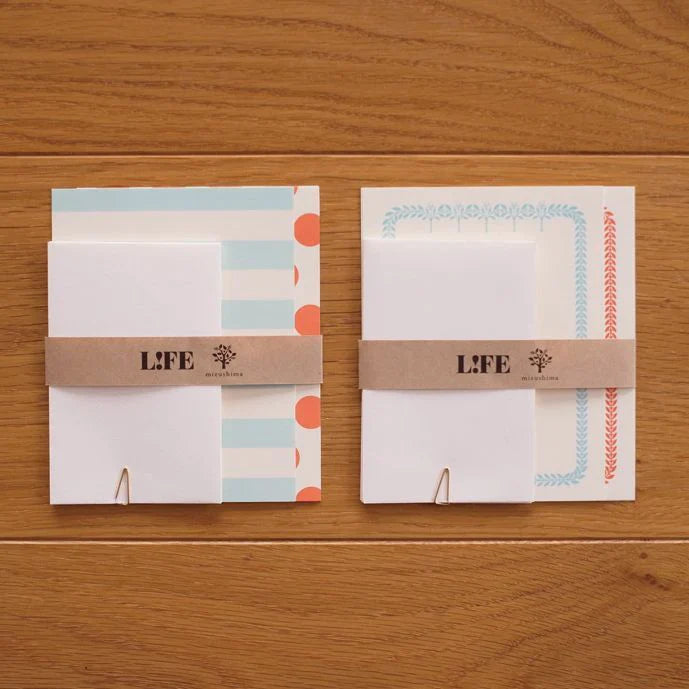 Ensemble d'écriture de mini lettres Mizushima x LIFE 