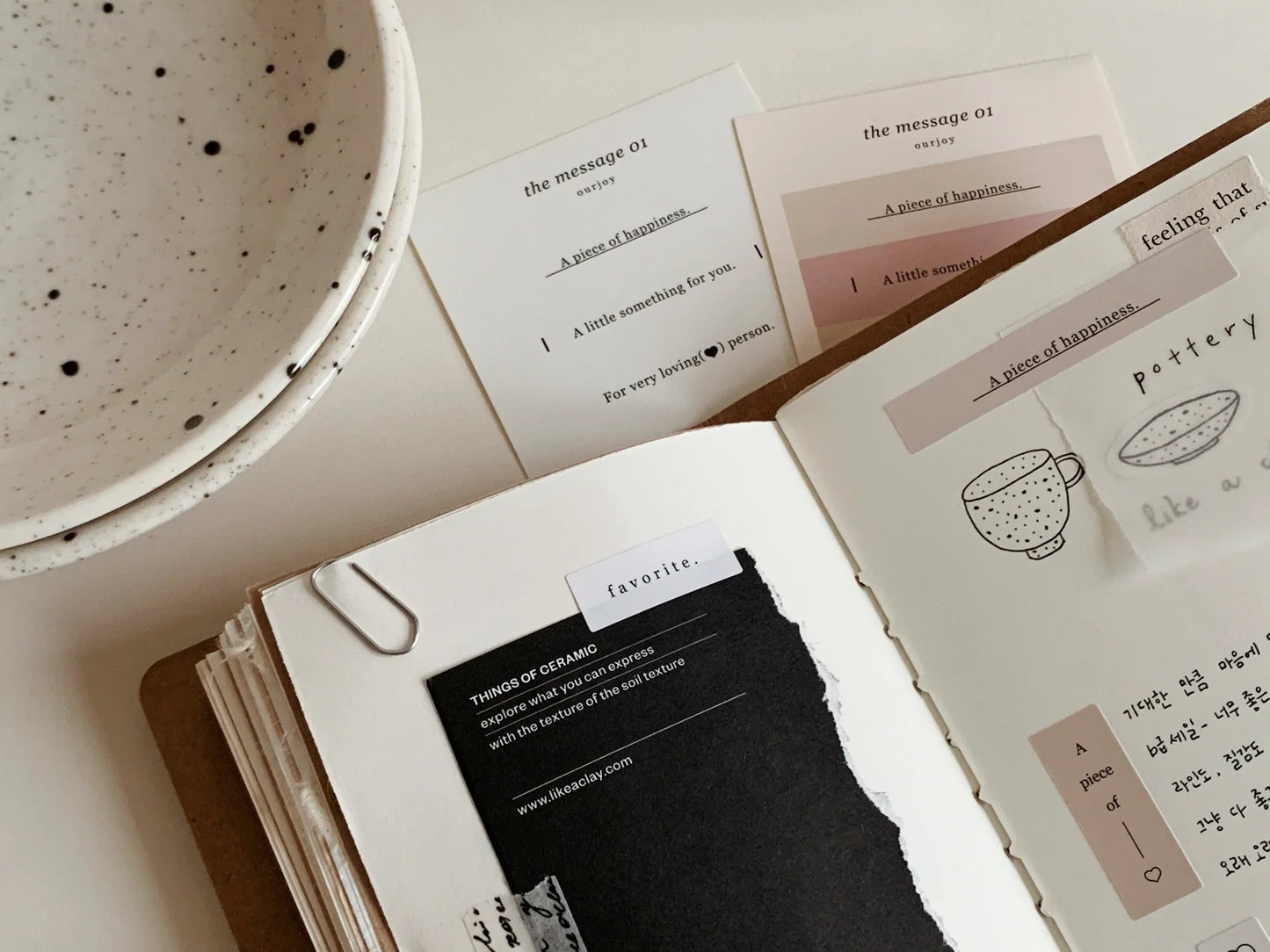 Autocollants à message 