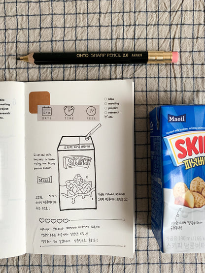 Autocollant pour journal quotidien 