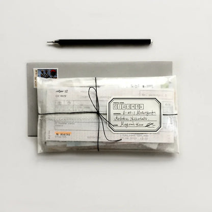 Étiquette d'adresse avec motif de stylo 