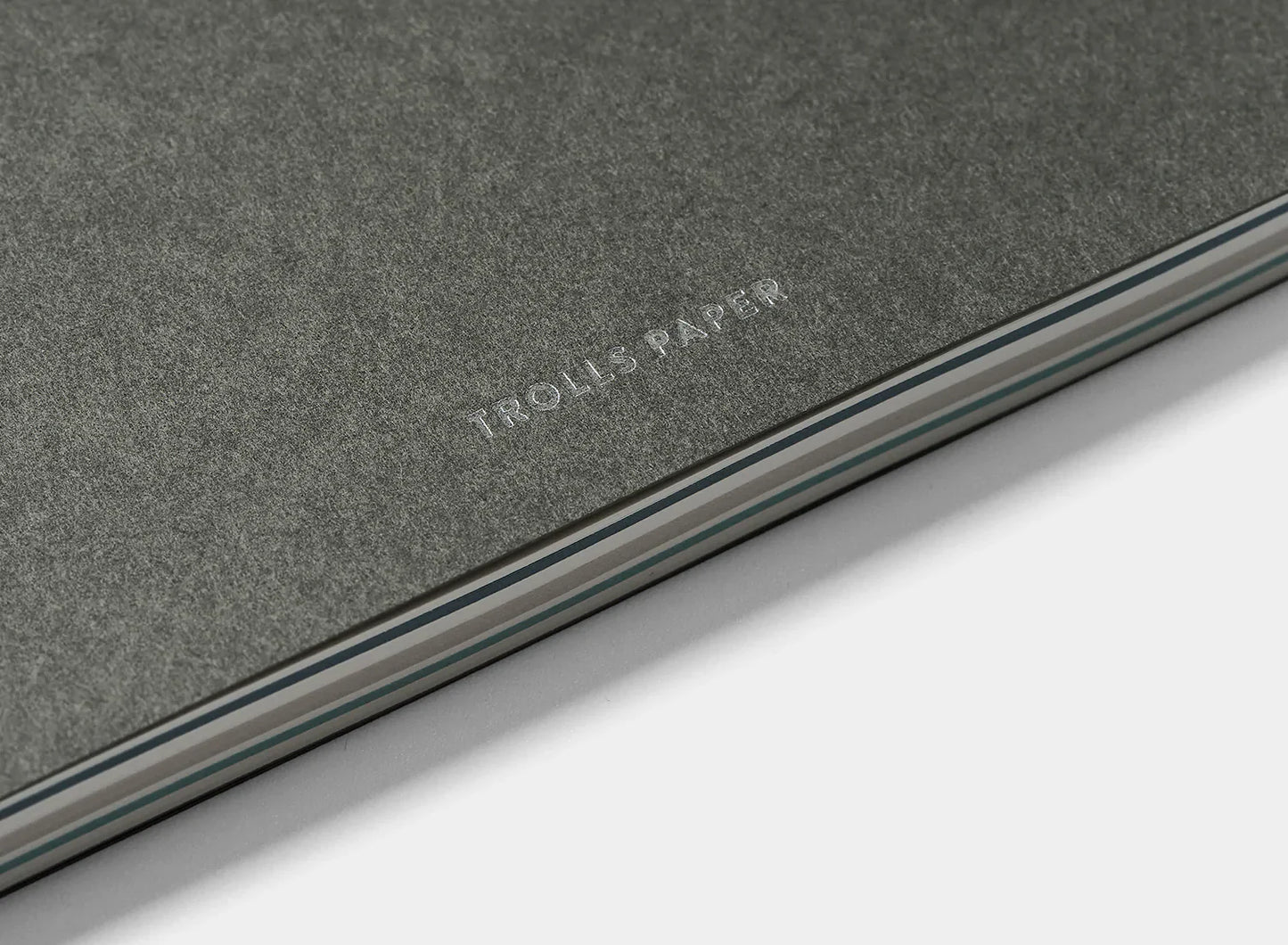 Carnet Trolls Paper Caprice gris chiné