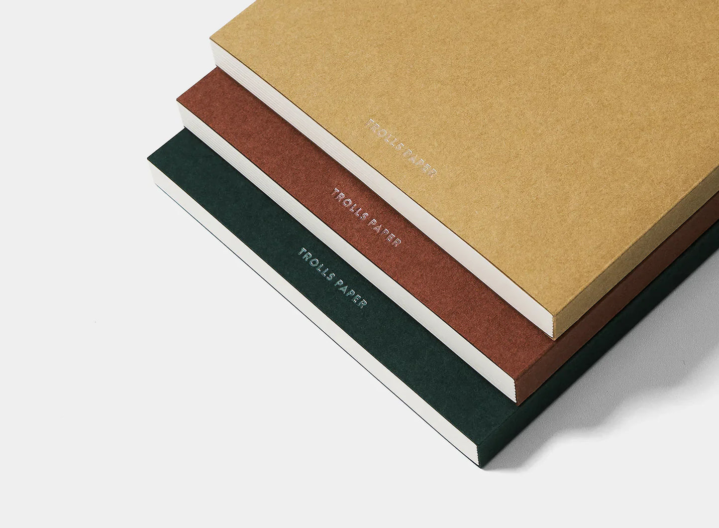 Carnet de croquis Trolls Paper petit format, couleur brique rouge