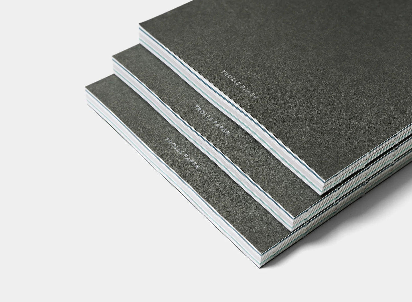 Carnet Trolls Paper Caprice gris chiné