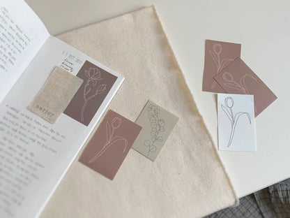 Autocollants de dessin de fleurs 