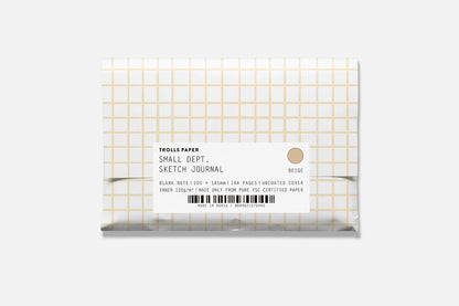 Carnet de croquis Trolls Paper petit format, beige
