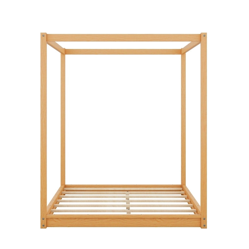 Canopy Platform Bed with Support Legs