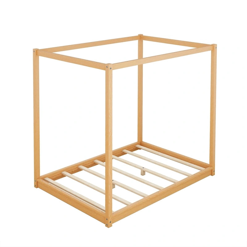 Canopy Platform Bed with Support Legs