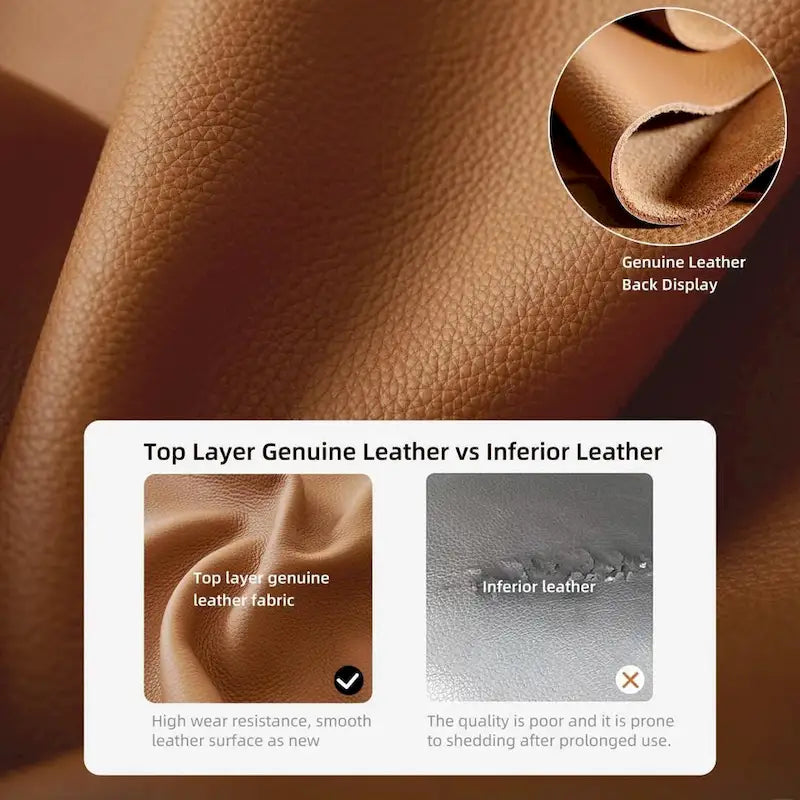 112.5  Vegan Leather Power Reclining Sofa with USB Charging Port