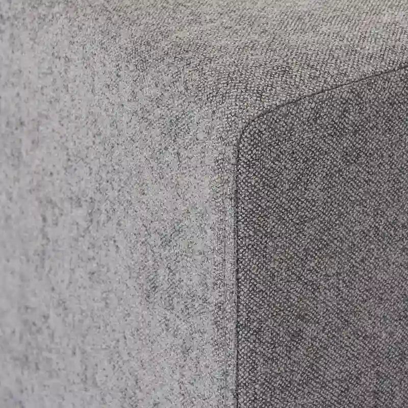 160.6  Modern Linen Sectional Sofa4-seater Modular Couch with Storage Ottoman for Living Room.