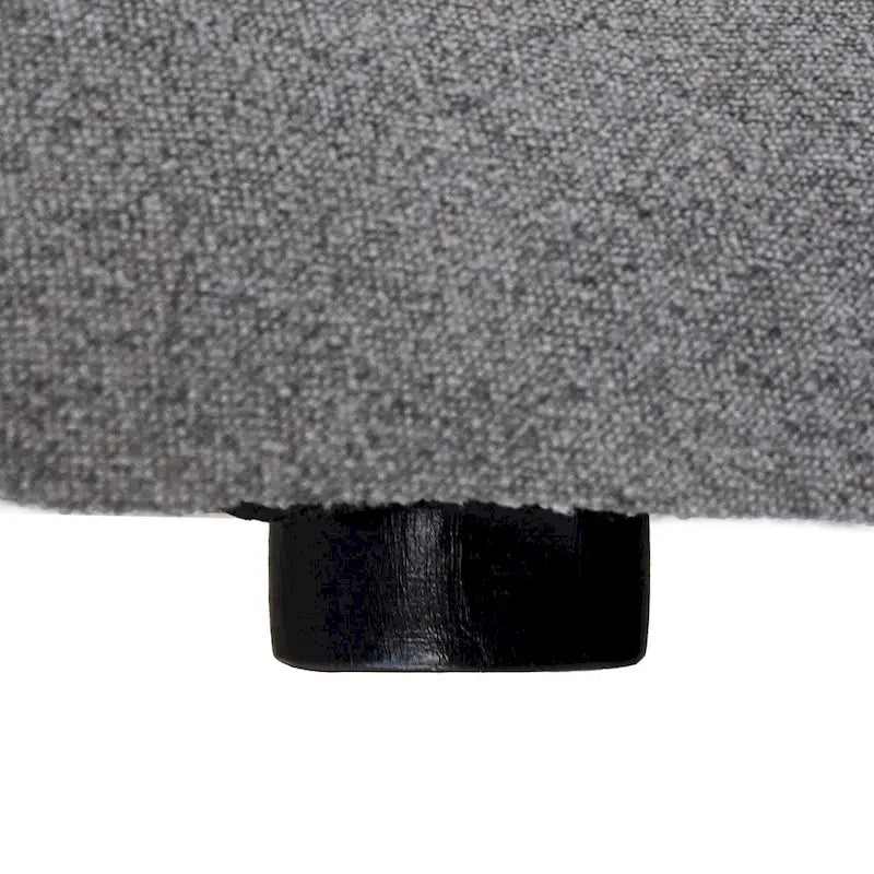 160.6  Modern Linen Sectional Sofa4-seater Modular Couch with Storage Ottoman for Living Room.