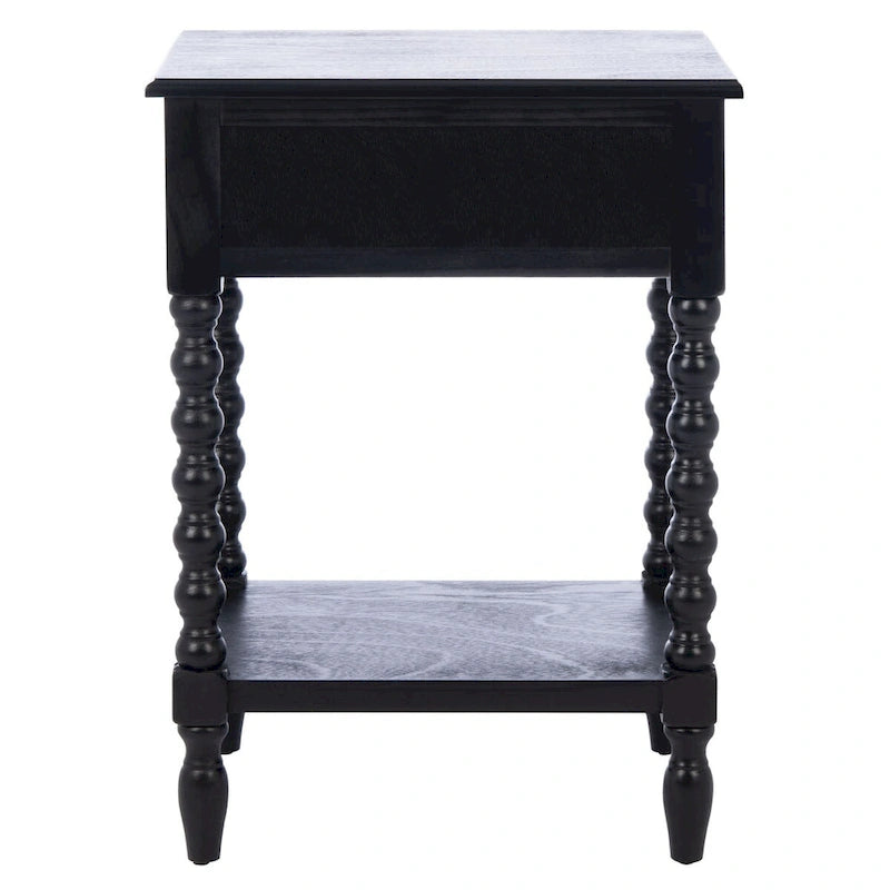 Accent Table with Storage Shelf