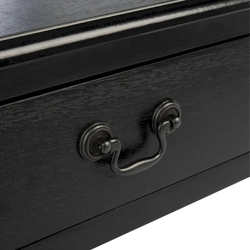 Accent Table with Storage Shelf