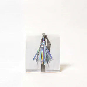 Sac moyen à fond plat blanc