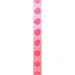 Poésie en papier, ruban adhésif décoratif rose à pois
