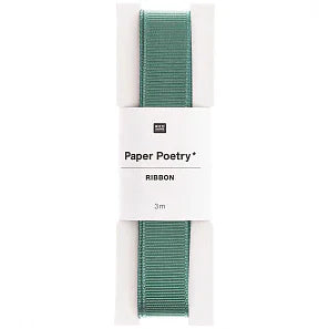 Petit ruban gros-grain menthe