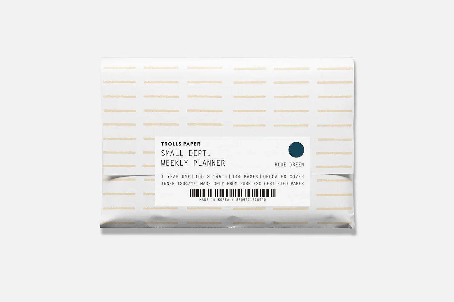 Agenda hebdomadaire Trolls Paper petit format, couleur lilas