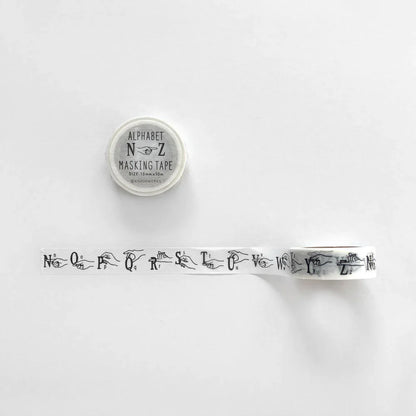 Alphabet Knoop Works (AM, NZ) Washi Tape 