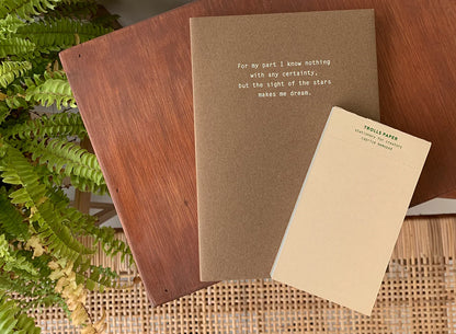 Pochette en papier cadeau Trolls marron