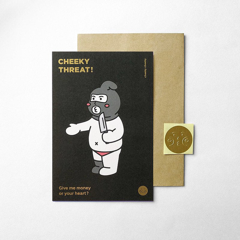 Effronté Effronté | Carte postale de menace