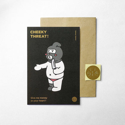 Effronté Effronté | Carte postale de menace