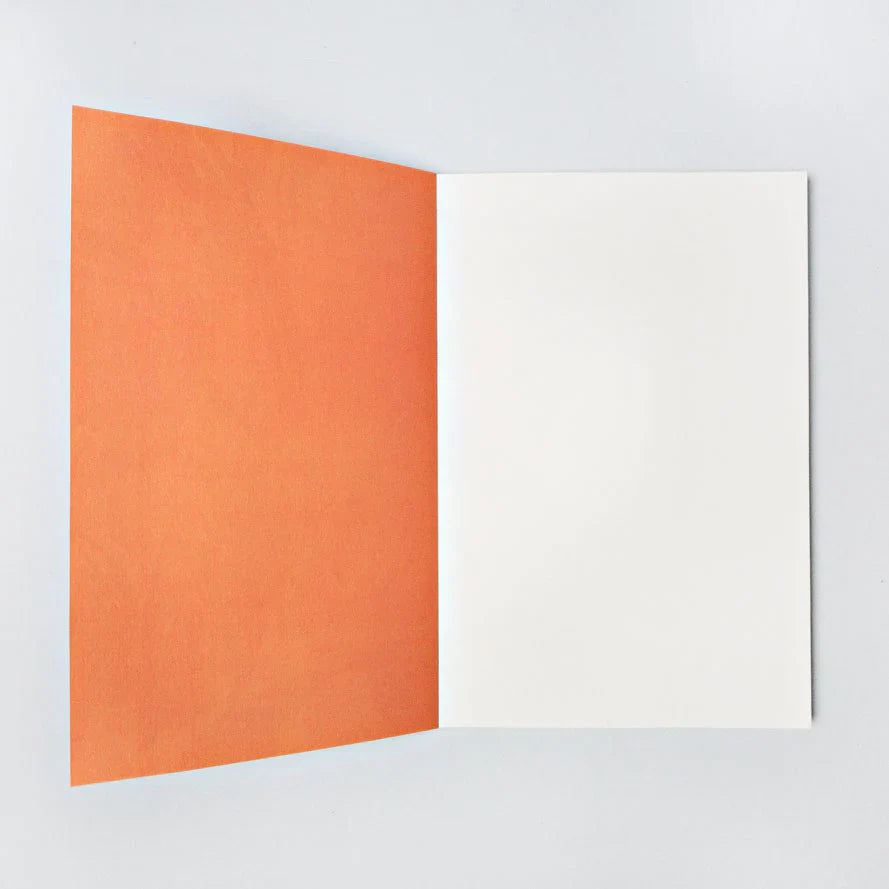 Carnet à plat A5 « Fleurs griffonnées lilas » de la collection Completist - Vierge, quadrillé et ligné