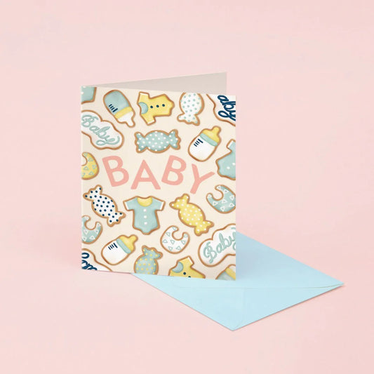 Carte de biscuits pour bébé 
