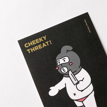Effronté Effronté | Carte postale de menace