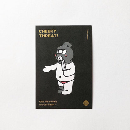 Effronté Effronté | Carte postale de menace