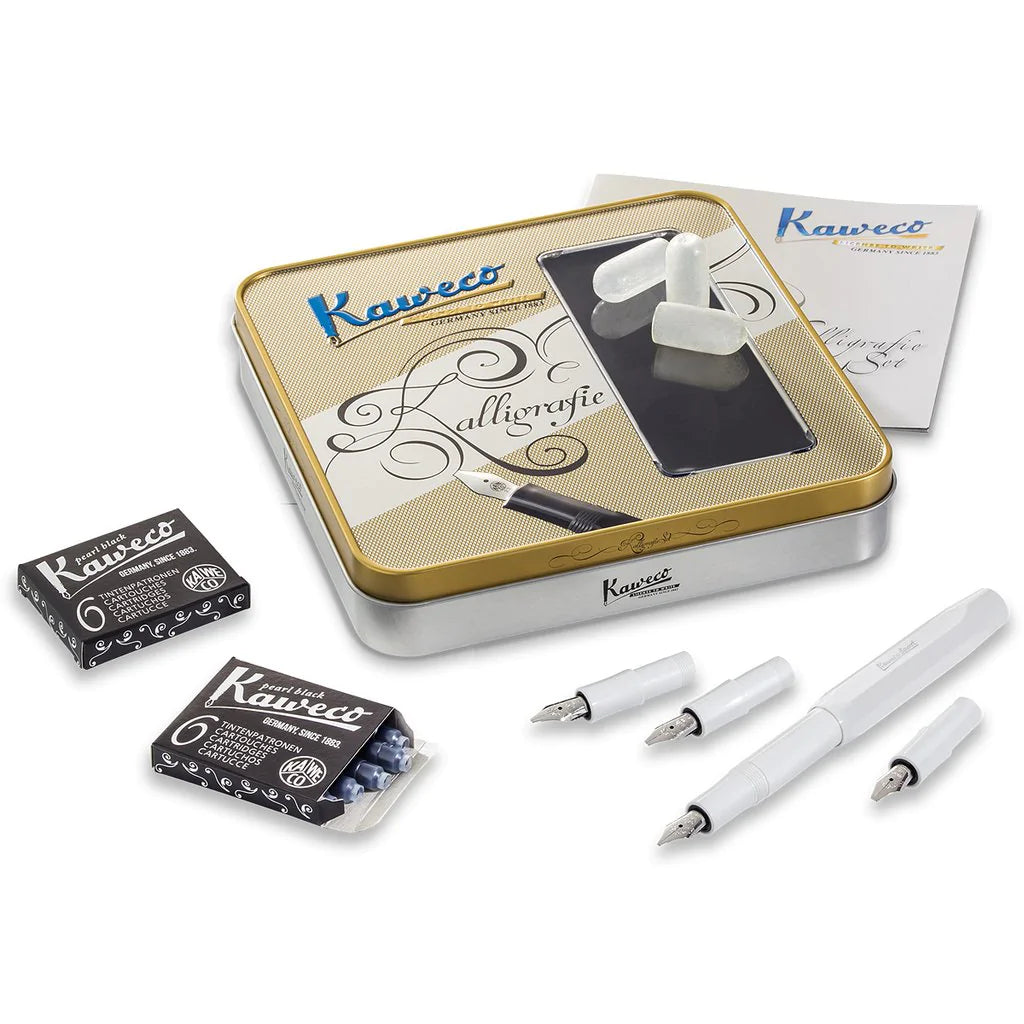 Coffret de calligraphie Kaweco - Blanc