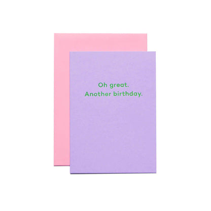 Super. Encore un anniversaire.