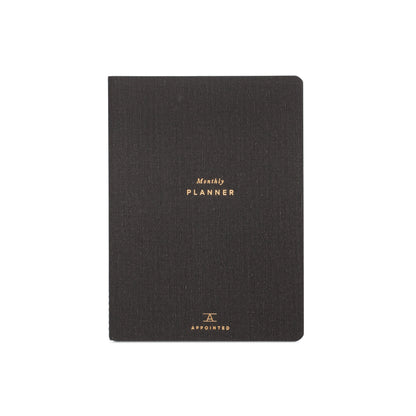 Agenda mensuel Appointed gris anthracite