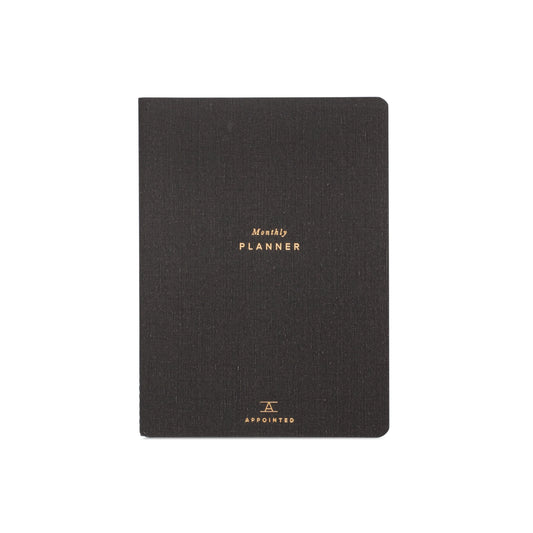 Agenda mensuel Appointed gris anthracite