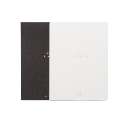 Agenda mensuel Appointed gris anthracite