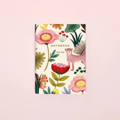 Carnet de poche Clap Clap Animal Kingdom couleur crème - Vierge