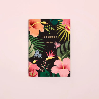 Carnet de poche hawaïen Clap Clap noir - Vierge