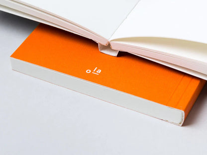 Carnet OLA Pocket Flat Lay à cercles orange - Uni 
