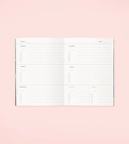 Agenda de poche botanique - Crème